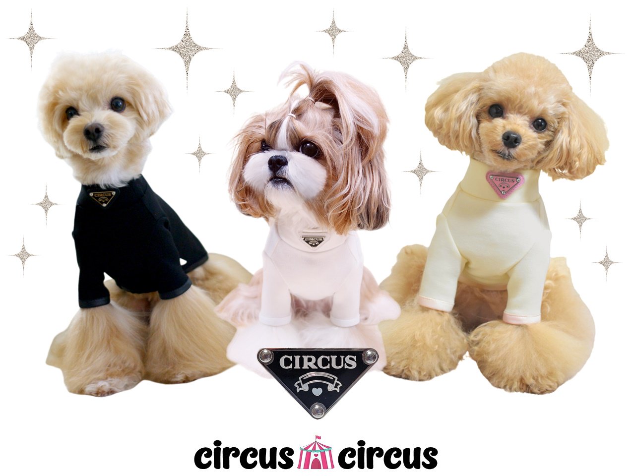 犬の服 秋 冬 Chic Padding OP circus circus サーカスサーカス 洋服 