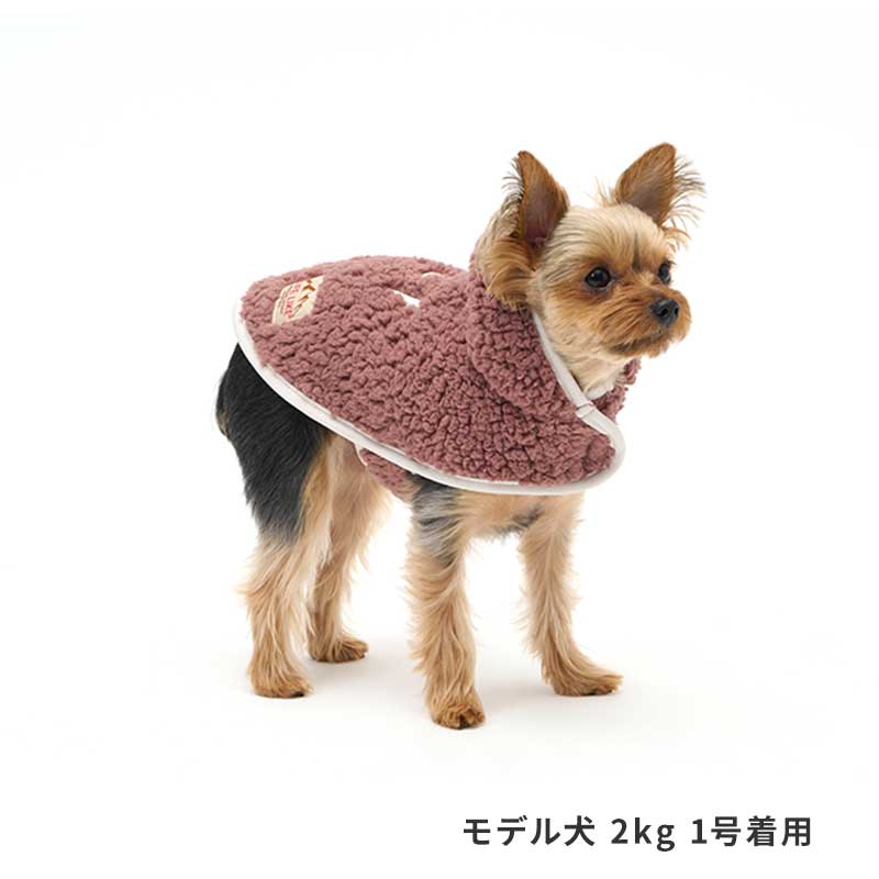 ライフライク LIFELIKE 犬服 ボア ブラック 3L - ペット用品