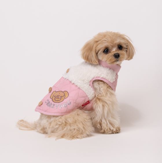 CRAZYBOO　クレイジーブー　ハートキルティングアウター　犬服　ドッグウェア　犬の服