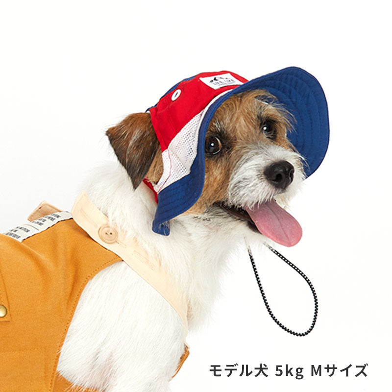 犬用キャップ　アウトドアカラーハット　105s04　Lサイズ　犬用帽子　ぼうし　ボウシ　ライフライク　LIFELIKE　犬の服　ドッグウェア