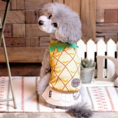 なりきりフルーツタンク　ドッグウェア　犬服　いぬふく　春夏　タンクトップ　袖なし　D’s Chat　ディーズチャット