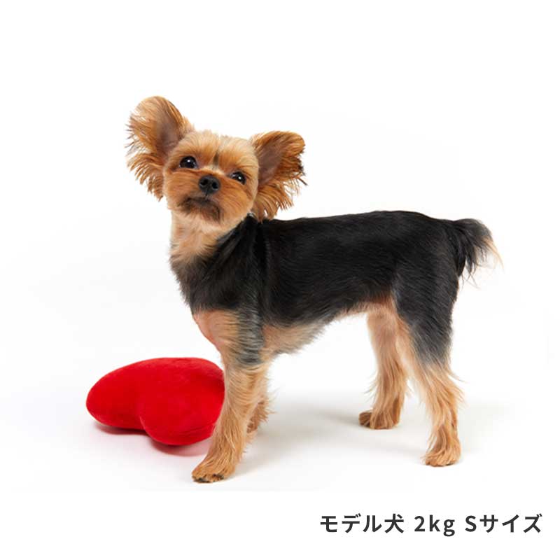 犬用おもちゃ　ハートクッション　Lサイズ　ライフライク　LIFELIKE　犬用トイ　おしゃれ　かわいい　小型犬