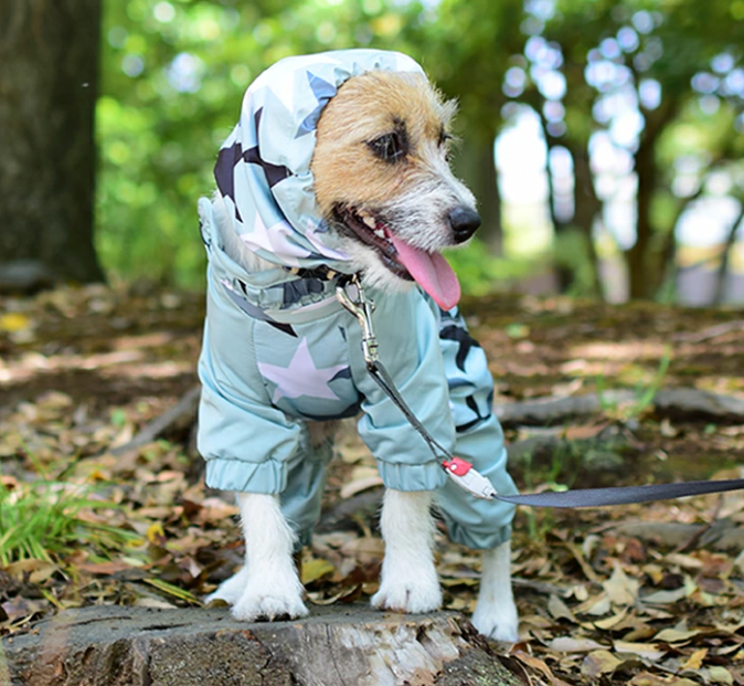 犬用レインコート 犬レインコート 犬カッパ ドッグウェア 散歩 雨用 ペット 小型犬 中型犬 大型犬 (前（胸）開き,XL) Isdy 