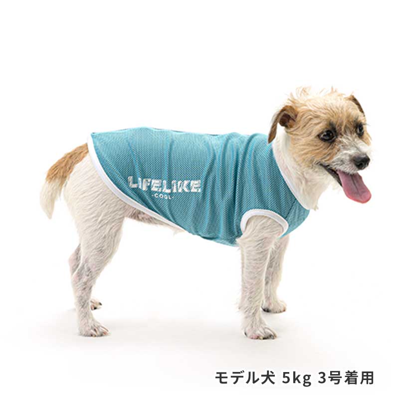 COOLINGスポーティタンク　ライフライク　LIFELIKE　犬服　着脱簡単　暑さ対策　夏　ひんやり